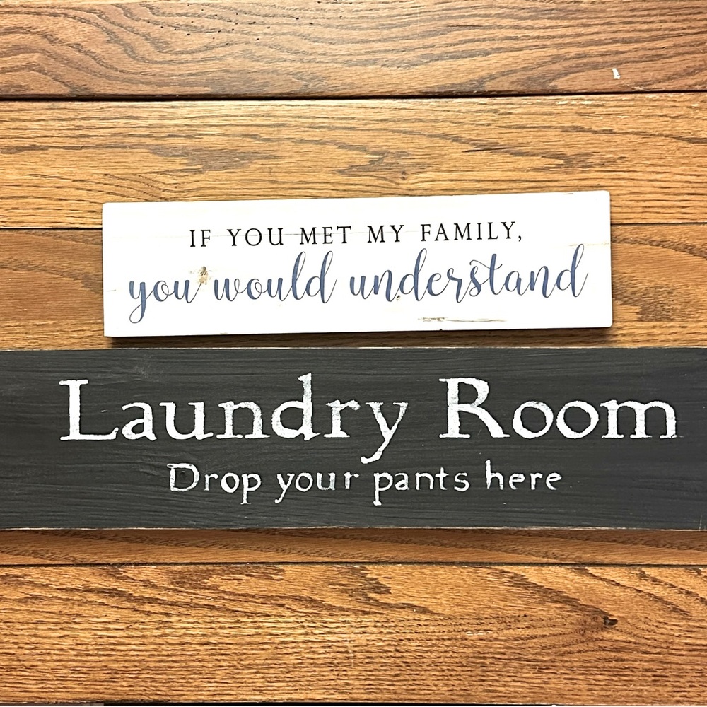 Wood Decor Signs